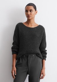 Marc O'Polo Jumper - deep grey melange