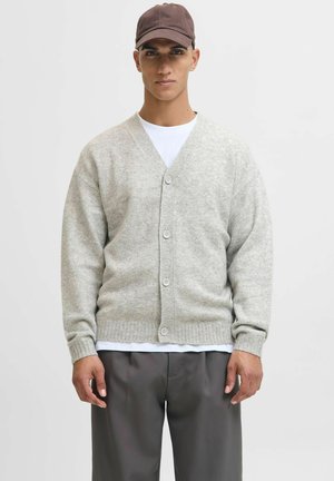 Cardigan - light grey melange