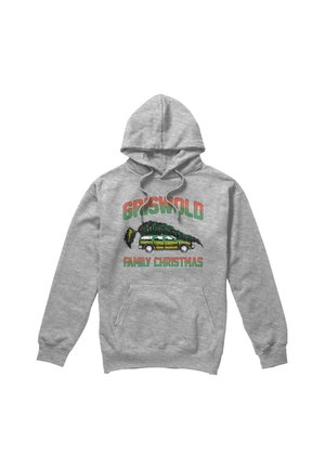 Cotton Soul, GRISWOLD VACATION - Hoodie - mottled light grey