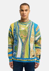 Carlo Colucci - ROUNDNECK UNISEX - Jumper - petrol Thumbnail Image 1