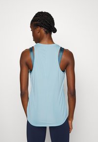 Nike Performance ONE TANK - Top - worn blue/white