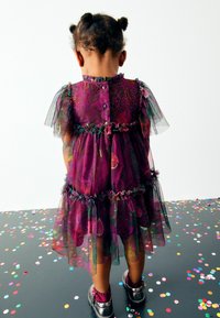 Next PRINTED PARTY - REGULAR FIT - Juhlamekko - plum purple