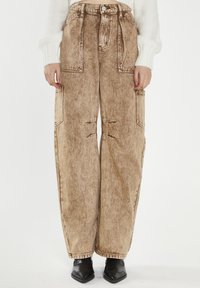 Glamorous BAGGY - Vaqueros boyfriend - tan wash