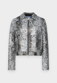 FAUX JACKET - Giacca in similpelle - black snake