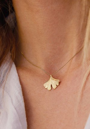 amor GINKGO LEAF - Anhänger - gold coloured