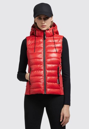 FABIA SHINY - Bodywarmer - rot