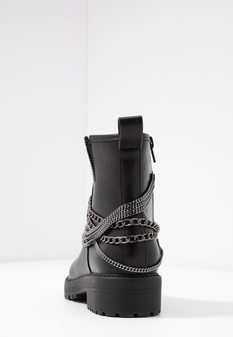 ONLY SHOES Stivaletti texani biker black/nero (Second hand