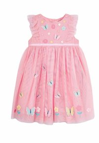 JoJo Maman Bébé - PRETTY PARTY- REGULAR FIT - Cocktailjurk - pink Miniatuurafbeelding 1