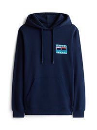 DNA FLAG PLAY UNISEX - Džemperis su gobtuvu - dark night navy