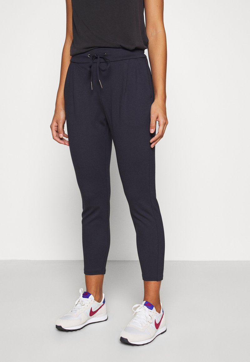 Vero Moda Petite - VMEVA MR LOOSE STRING  - Pantalon classique - night sky, Agrandir