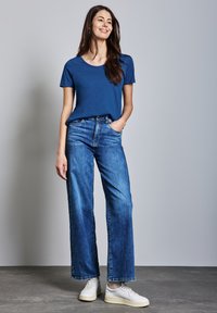 Street One T-shirt basic - blau