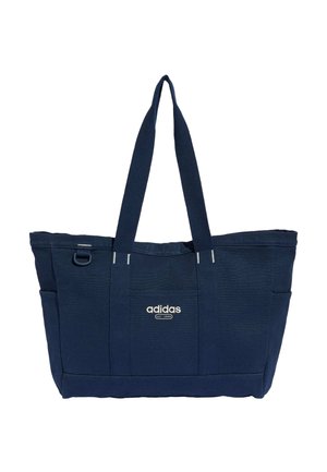adidas Performance CANVAS TOTE BAG UNISEX - Shopping bags - night indigo ivory