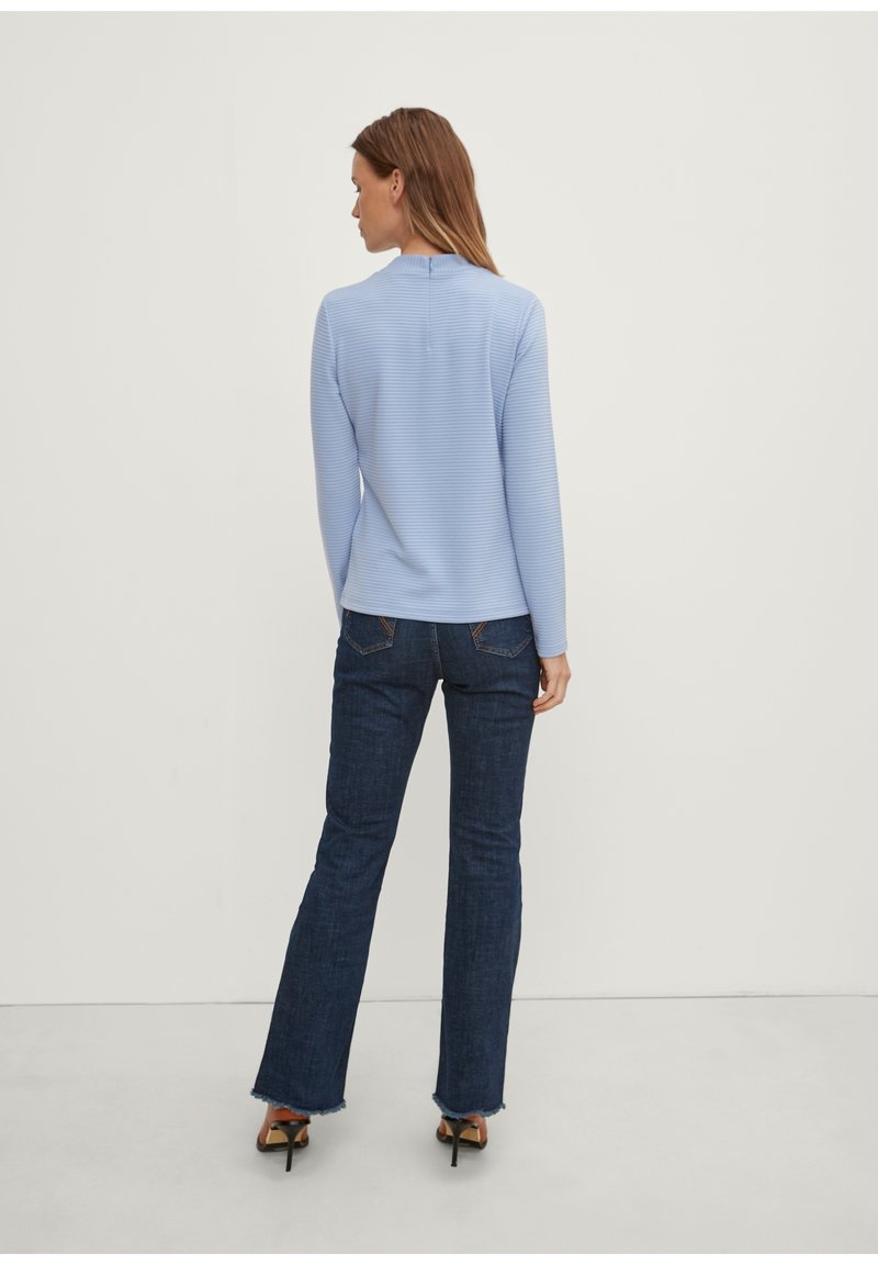 Damen Strickjacken | comma MIT RIPPSTRUKTUR Strickpullover sky blue/hellblau - QN61027 Damen Strickjacken | comma MIT RIPPSTRUKTUR Strickpullover sky blue/hellblau - QN61027