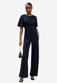 Lipsy CROSS FRONT FLUTTER SLEEVE - Haalari - navy