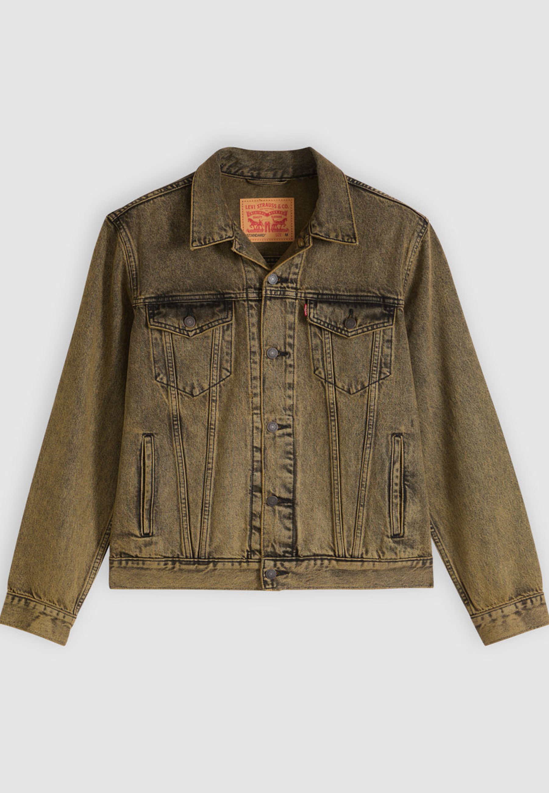 Levi's® THE TRUCKER - Denim jacket - space dust/coloured denim