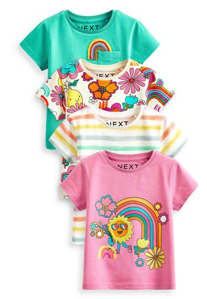 SHORT SLEEVE 4 PACK - T-shirt z nadrukiem - multi