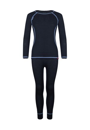 SET - Base layer - anthracite  med blue