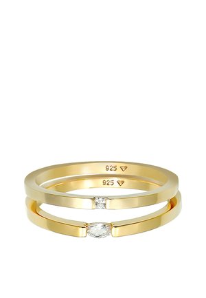 2 PACK BASIC - Ringe - gold-coloured