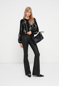 Object OBJTHESS VERI PULLOVER - Pulover - black/sandshell