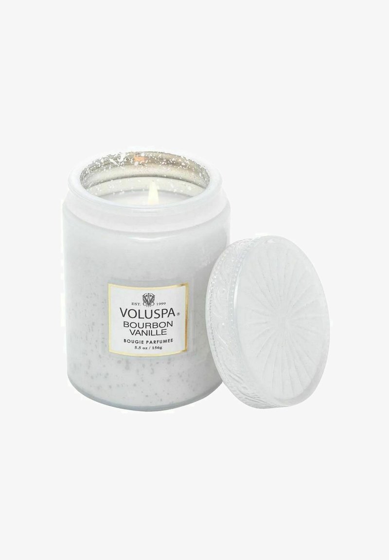 Voluspa VOLUSPA SMALL GLASS JAR BOURBON VANILLE 156G - Doftljus - white