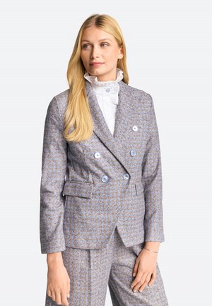 Rich & Royal MIT DOPPELTER KNOPFLEISTE  - Blazer - cruise blue
