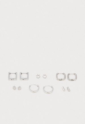 Pier One UNISEX SET - Náušnice - silver-coloured