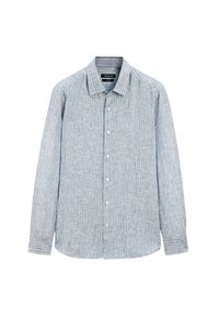 Massimo Dutti REGULAR FIT STRIPED - Shirt - blue