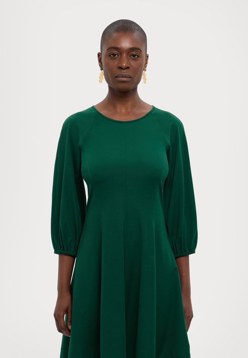green emerald velvet dress Max Mara Weekend Giubba Green Dress  Balardi