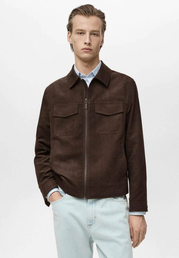 JOAN - Kunstlederjacke - chocolat