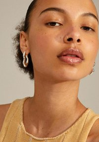 Pilgrim WAVE WAVY UNISEX - Örhänge - silver plated