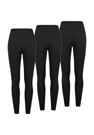 3ER-PACK STRETCHIGE MIT HOHEM BUND,  - Leggings - Trousers - schwarz