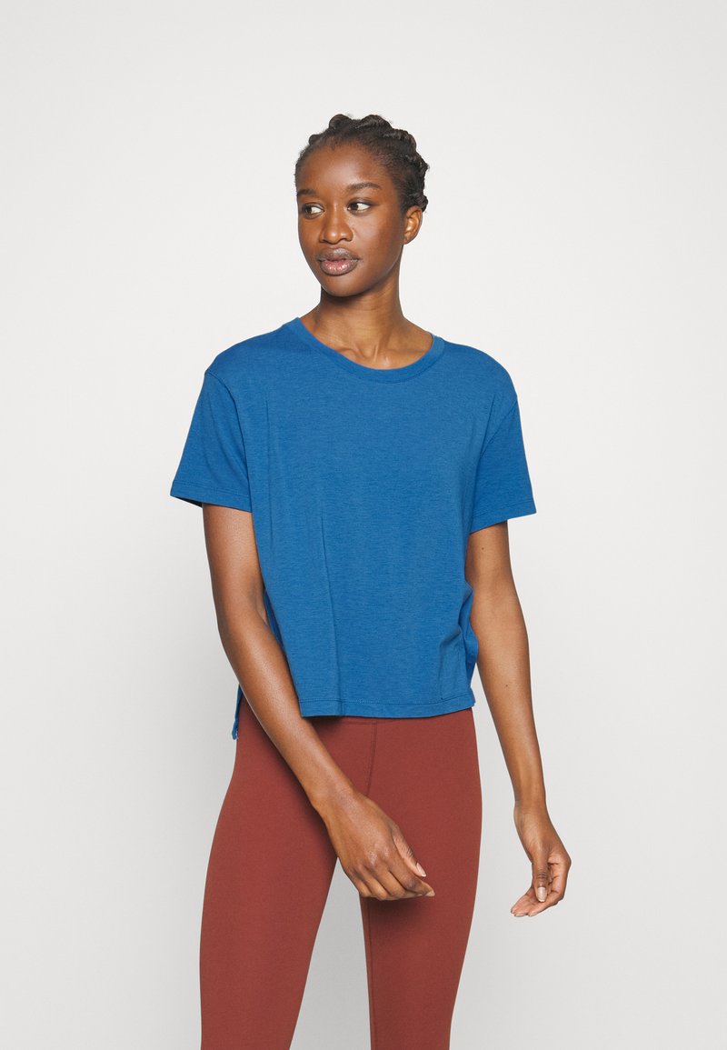 Nike Performance Sportiniai marškinėliai trumpomis rankovėmis marina blue/mėlyna Zalando.lt