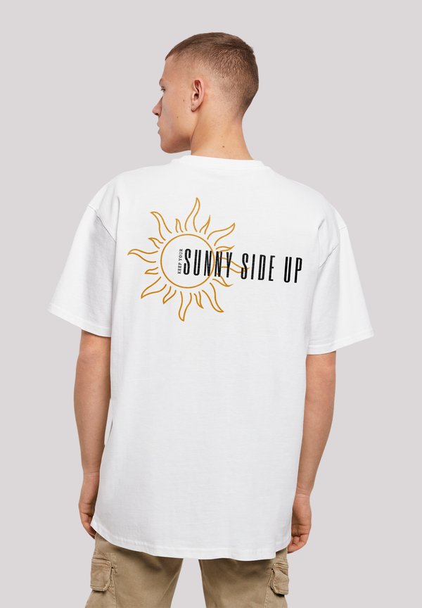 SUNNY SIDE UP - T-Shirt print - weiß