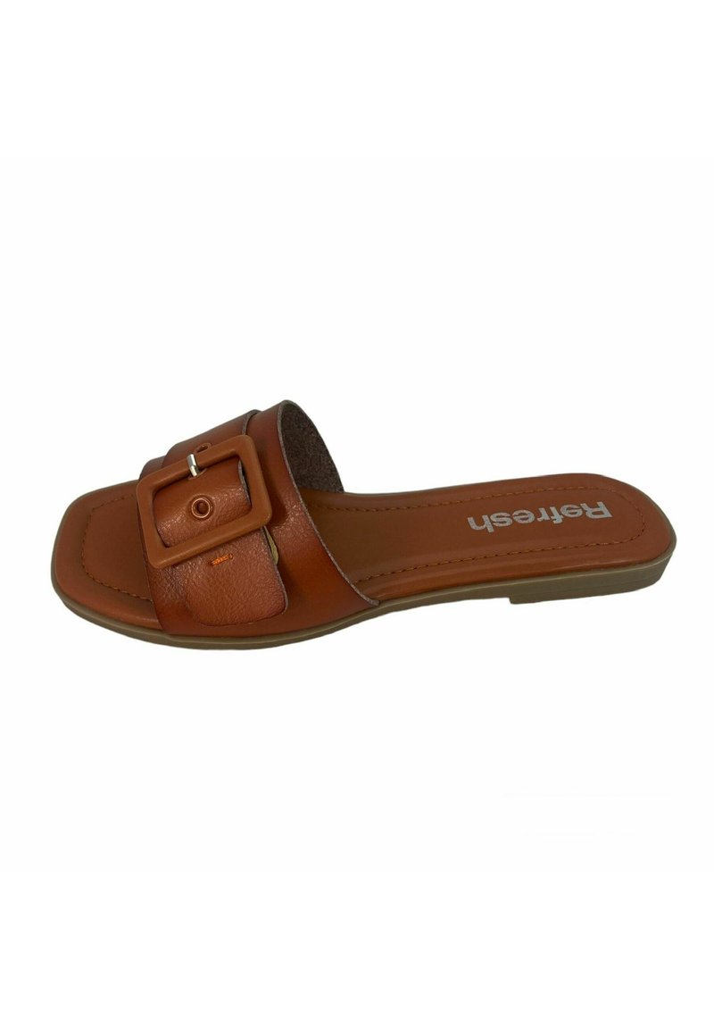 Refresh Sandalias planas - marrone