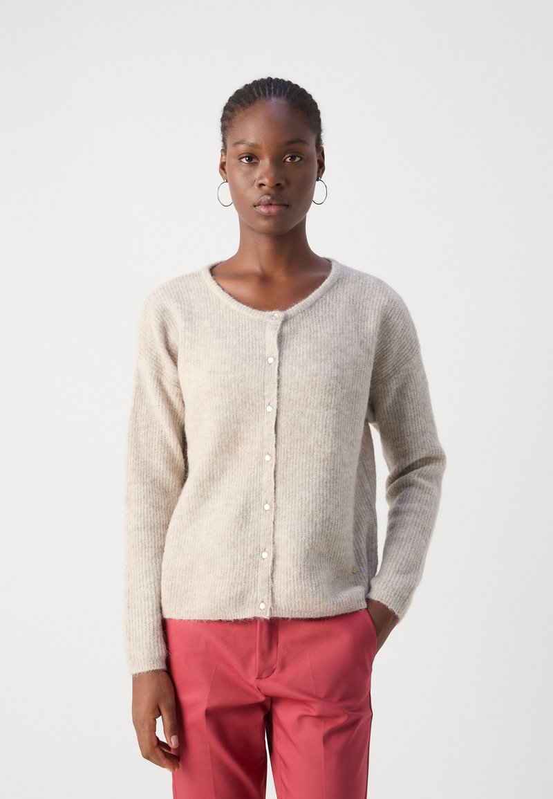 Mos Mosh CARDIGAN - Strickjacke - feather gray/grau - Zalando.de