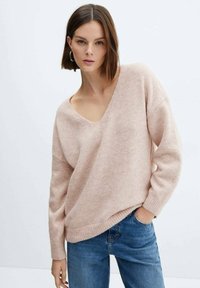 Mango - Jumper - stone Thumbnail Image 1