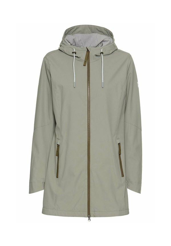 FUNKTIONS AUS MIT KAPUZE UND REFLEKTIERENDEN DETAILS - Parka - misty sage