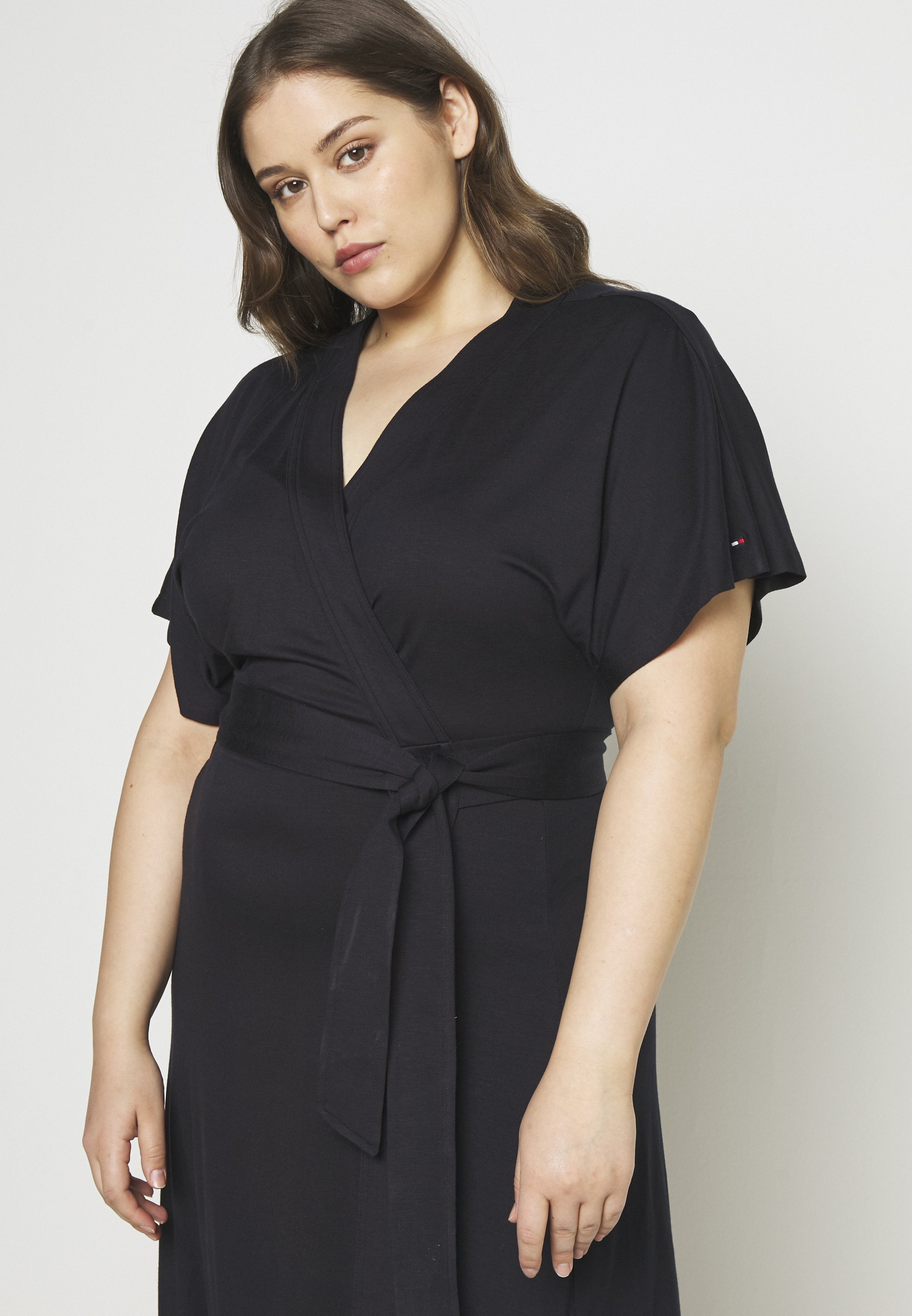 wrap dress curve