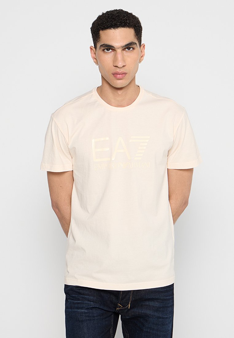 EA7 Emporio Armani T-shirt print beige