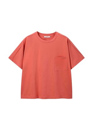 MIT BRUSTTASCHE  - T-shirt basic - hellrot