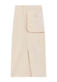 POCKET - Jeansrock - ecru