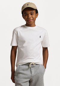 COTTON JERSEY CREWNECK T-SHIRT - T-shirt basic - white