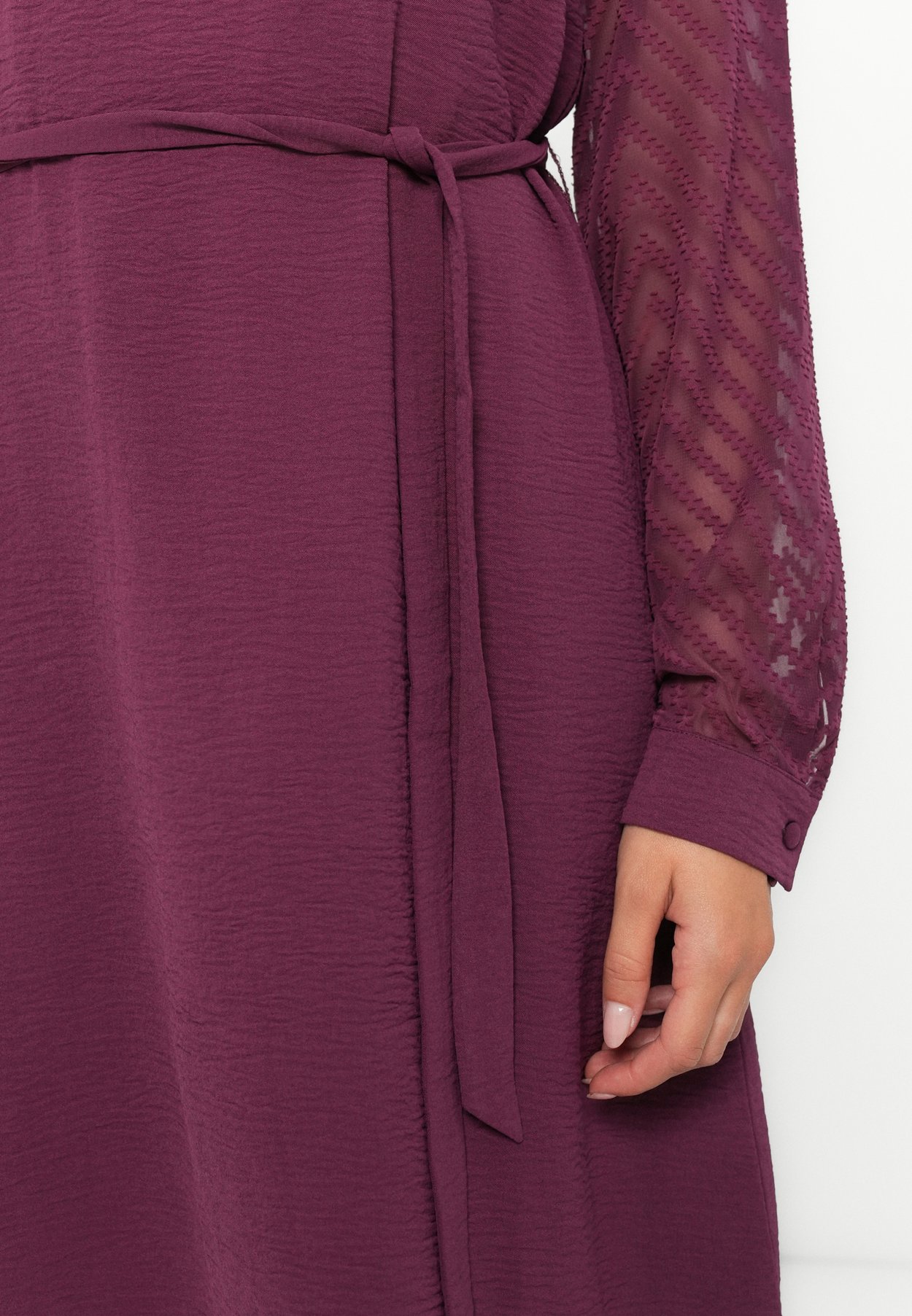 ONLMETTE DOBBY SLEEVE DRESS