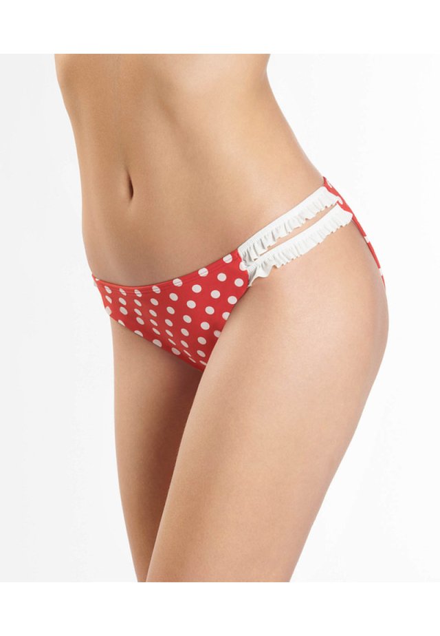 CULOTTE ANCRMINI-COEUR ESCALE ST BARTH - Bas de bikini - salsa red