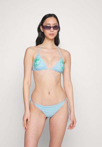 MOSCHINO SWIM SIDE TIE BRIEF - Κάτω μέρος μπικίνι - light blue
