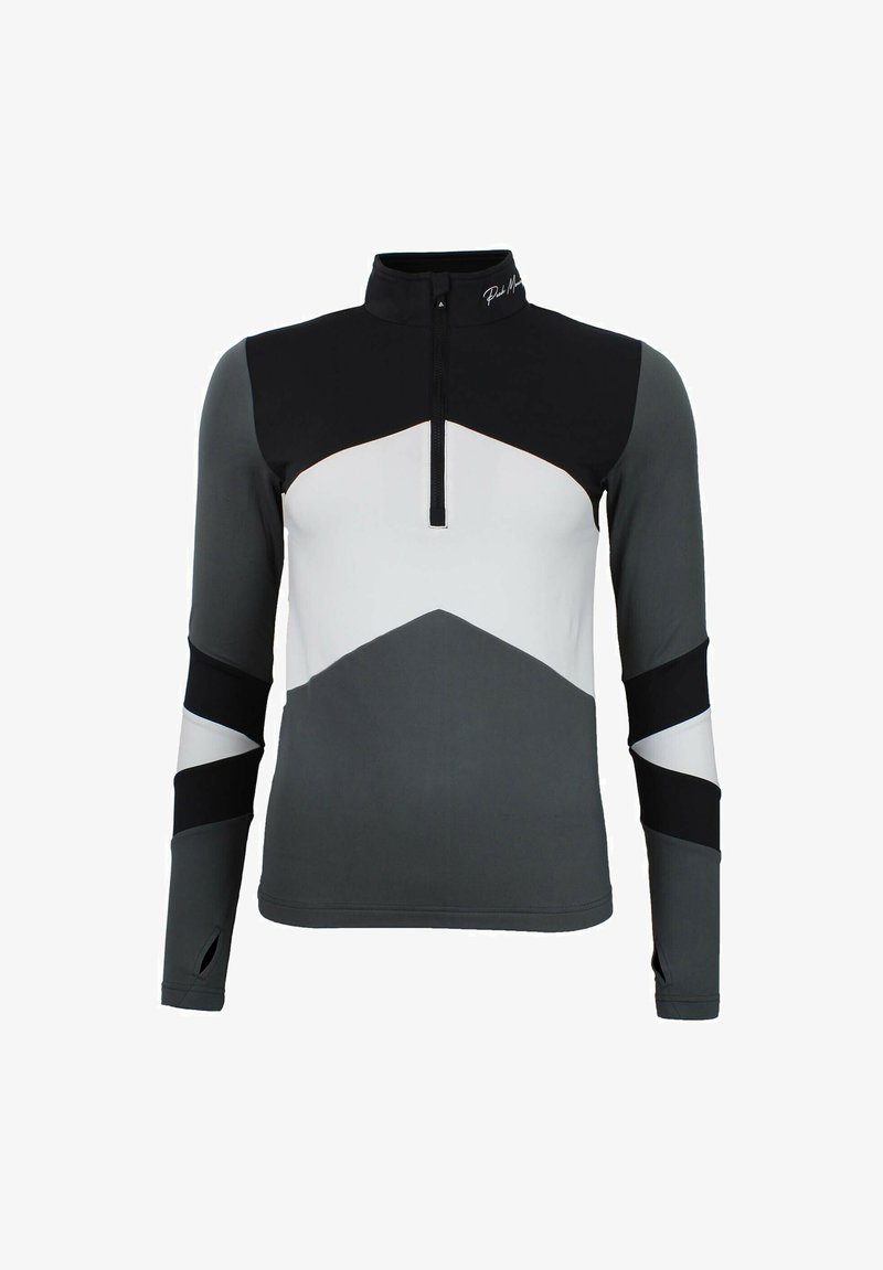 Peak Mountain TECHNIQUE ATHOS - T-shirt à manches longues - gris noir