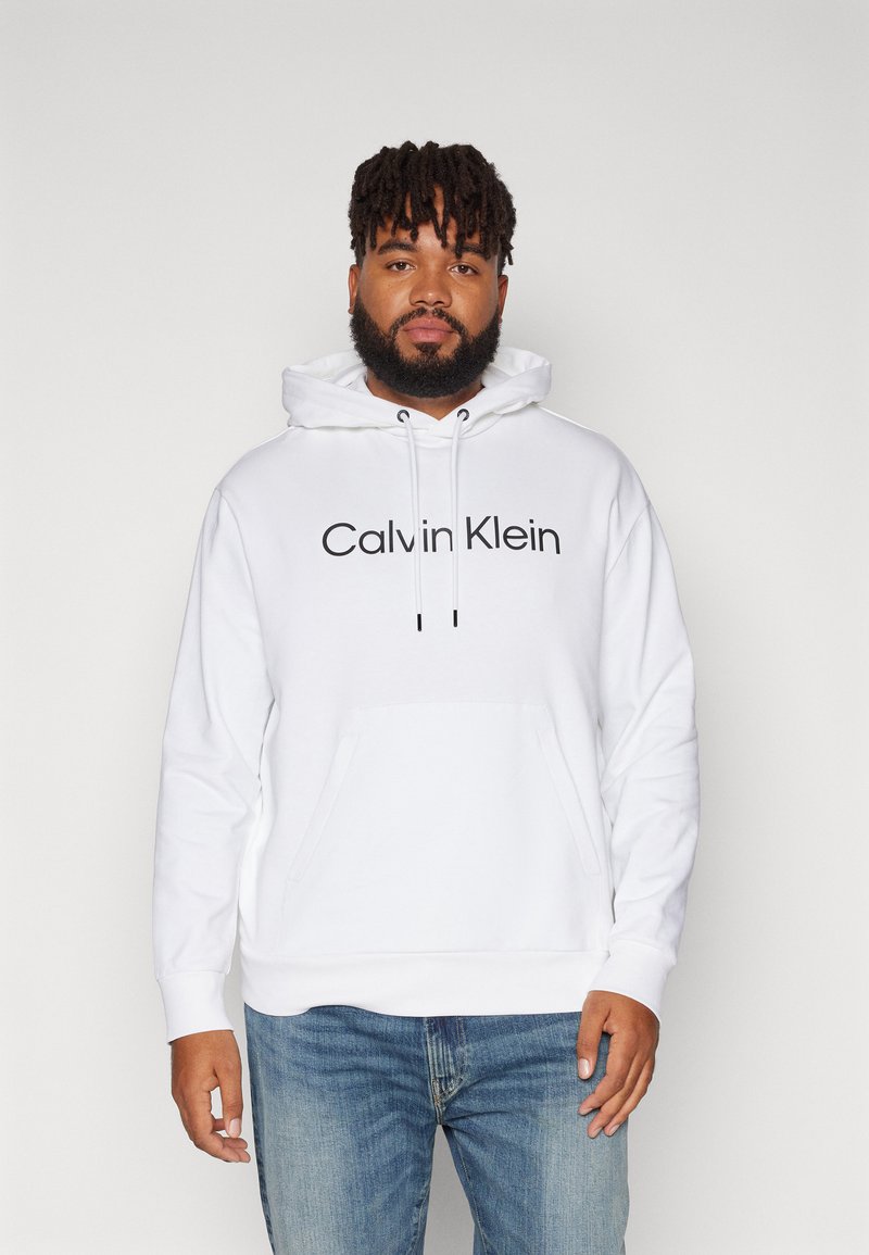 Calvin Klein HERO LOGO COMFORT HOODIE - Camisola - bright white