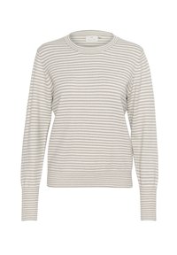 KANALA - Pulóver - chalk grey melange stripe