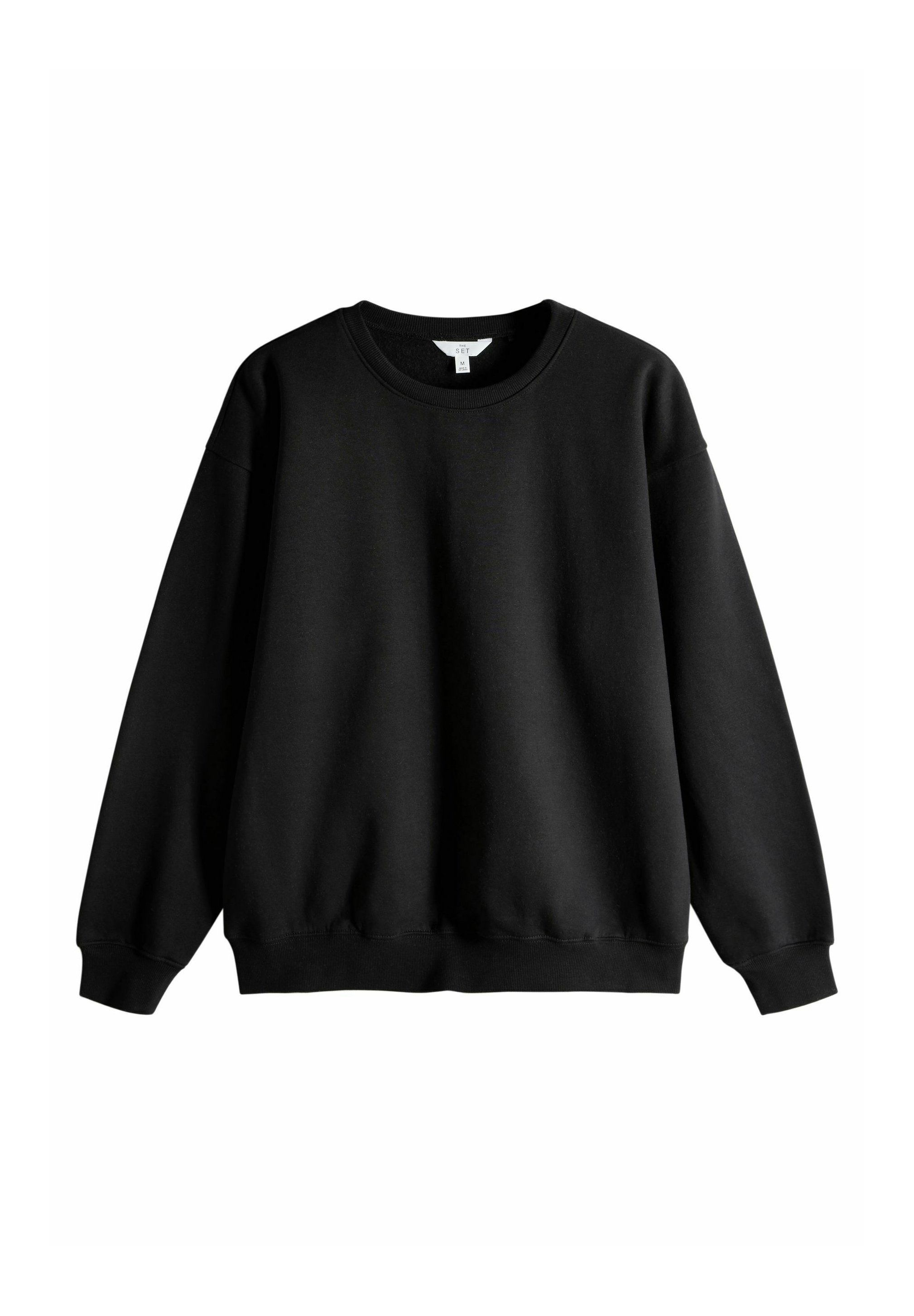 THE SET 3 PACK RELAXED CREW NECK - Sweatshirt - black/charcoal