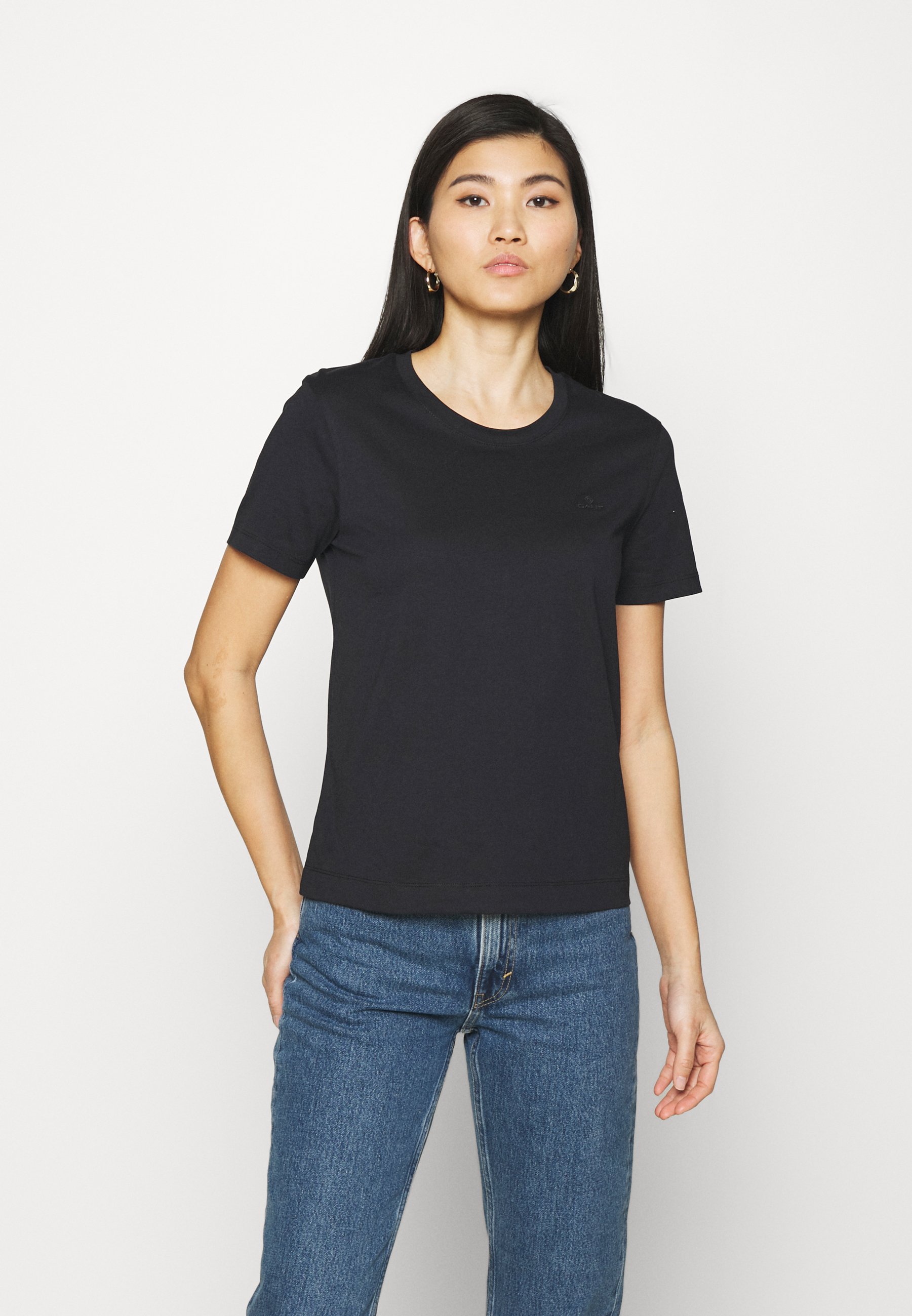 GANT ORIGINAL - T-Shirt basic - black/schwarz